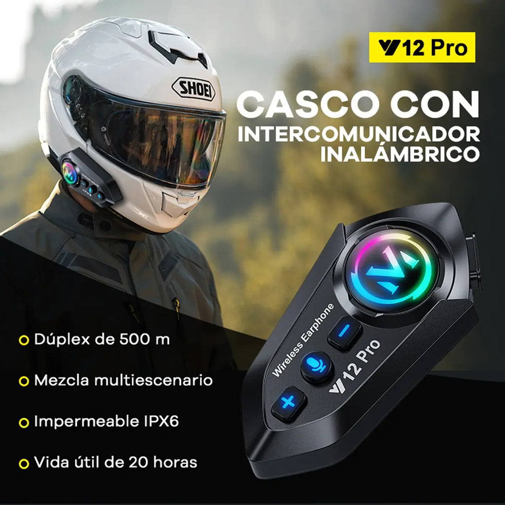 Intercomunicador y12 pro PAR